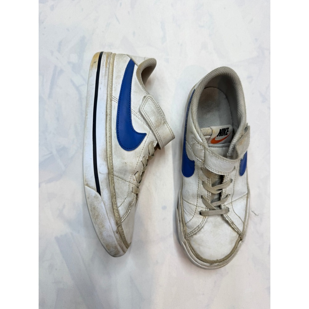 NIKE Youth Boys 3 Court Borough Low Stretch Laces Strap Low Top Sneakers GSBox